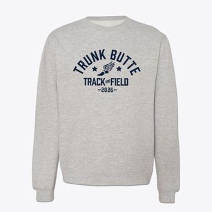 Trunk Butte Christian School Track and Field Crewneck Sweatshirt