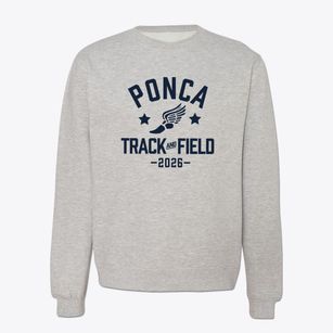 Ponca Elementary School Track and Field Crewneck Sweatshirt