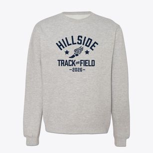 Hillside Elementary School Track and Field Crewneck Sweatshirt