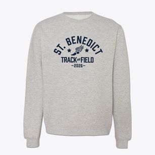 St Benedict Academy Track and Field Crewneck Sweatshirt