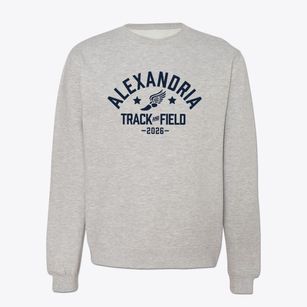 Alexandria Middle School Track and Field Crewneck Sweatshirt