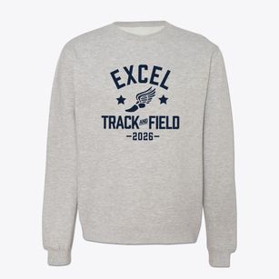 Excel Academy Track and Field Crewneck Sweatshirt