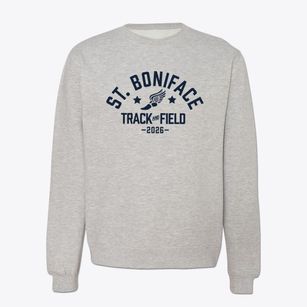Saint Boniface School Track and Field Crewneck Sweatshirt