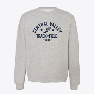 Central Valley Elementary School Track and Field Crewneck Sweatshirt