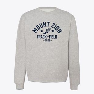 Mount Zion Academy Track and Field Crewneck Sweatshirt