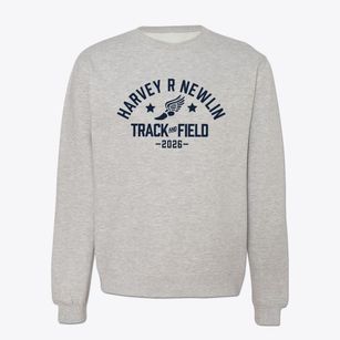 Harvey R Newlin Elementary School Track and Field Crewneck Sweatshirt