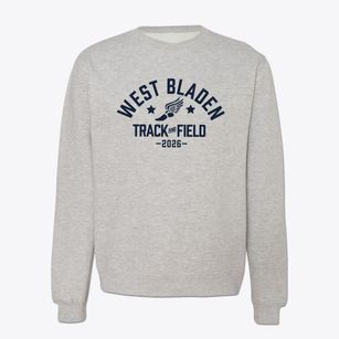 West Bladen High School Track and Field Crewneck Sweatshirt