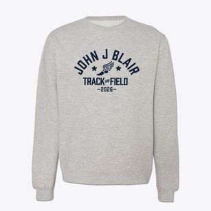 John J Blair Elementary School Track and Field Crewneck Sweatshirt