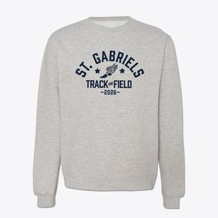 Saint Gabriels Catholic School Track and Field Crewneck Sweatshirt