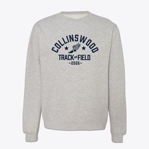 Collinswood Elementary School Track and Field Crewneck Sweatshirt
