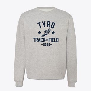 Tyro Elementary School Track and Field Crewneck Sweatshirt