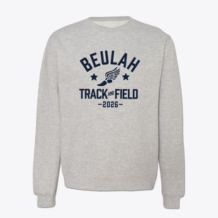 Beulah High School Track and Field Crewneck Sweatshirt