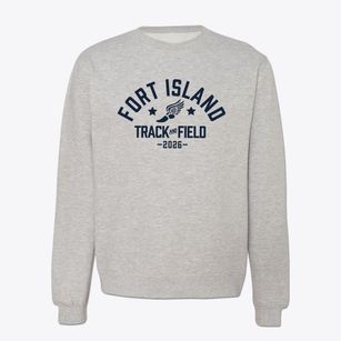 Fort Island Primary School Track and Field Crewneck Sweatshirt