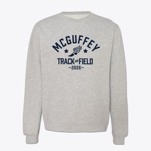 Mcguffey Elementary School Track and Field Crewneck Sweatshirt
