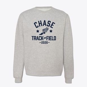 Chase Elementary School Track and Field Crewneck Sweatshirt