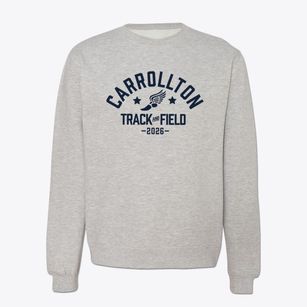 Carrollton Elementary School Track and Field Crewneck Sweatshirt