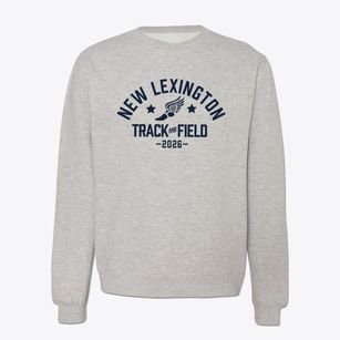 New Lexington High School Track and Field Crewneck Sweatshirt