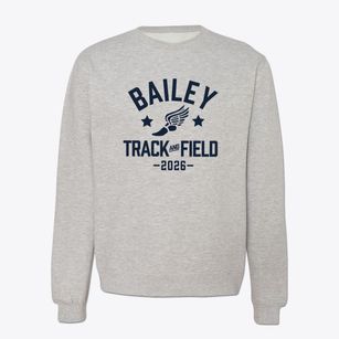 Bailey Elementary School Track and Field Crewneck Sweatshirt