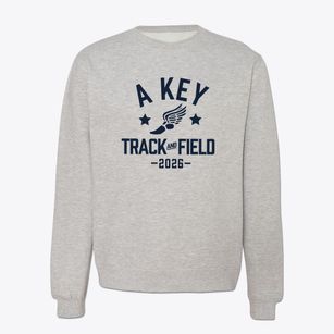A Key Academy Alternative Track and Field Crewneck Sweatshirt