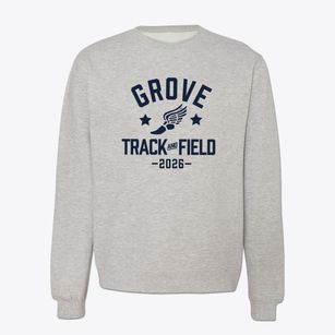 Grove Elementary School Track and Field Crewneck Sweatshirt