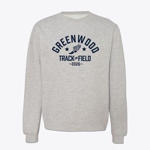 Greenwood Elementary School Track and Field Crewneck Sweatshirt