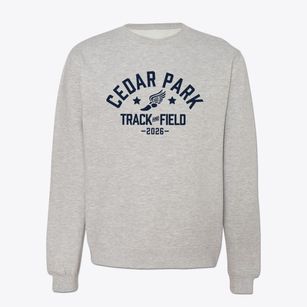 Cedar Park Middle School Track and Field Crewneck Sweatshirt