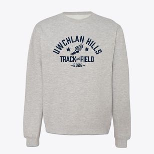 Uwchlan Hills Elementary School Track and Field Crewneck Sweatshirt