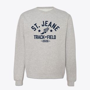 St Jean Baptiste Parish Track and Field Crewneck Sweatshirt