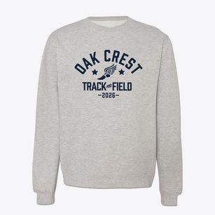 Oak Crest Intermediate School Track and Field Crewneck Sweatshirt