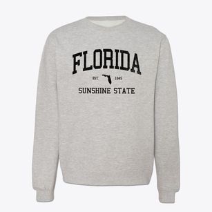  Florida Slogan Crewneck Sweatshirt