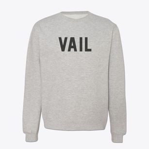 Vail Colorado Classic Block Crewneck Sweatshirt