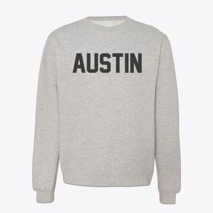 Austin Indiana Classic Block Crewneck Sweatshirt
