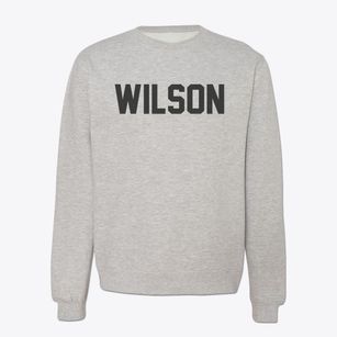 Wilson Wisconsin Classic Block Crewneck Sweatshirt