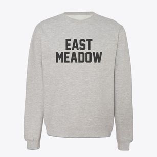 East Meadow New York Classic Block Crewneck Sweatshirt