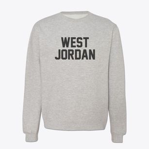 West Jordan Utah Classic Block Crewneck Sweatshirt
