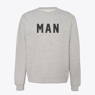 Man West Virginia Classic Block Crewneck Sweatshirt