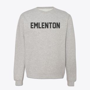 Emlenton Pennsylvania Classic Block Crewneck Sweatshirt