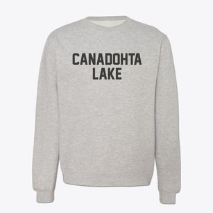 Canadohta Lake Pennsylvania Classic Block Crewneck Sweatshirt