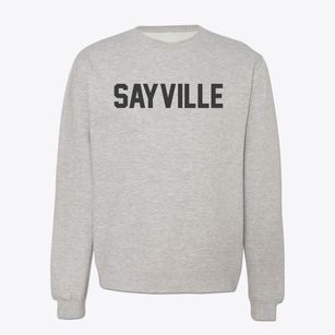 Sayville New York Classic Block Crewneck Sweatshirt