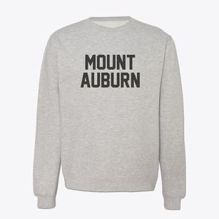 Mount Auburn Indiana Classic Block Crewneck Sweatshirt