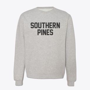 Southern Pines North Carolina Classic Block Crewneck Sweatshirt