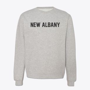 New Albany Kansas Classic Block Crewneck Sweatshirt