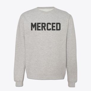 Merced California Classic Block Crewneck Sweatshirt