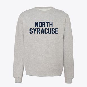 North Syracuse New York Classic Block Crewneck Sweatshirt