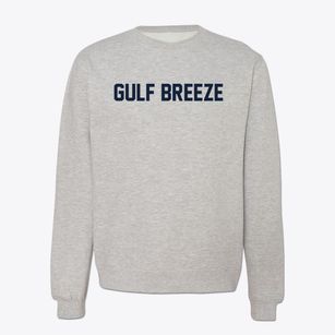 Gulf Breeze Florida Classic Block Crewneck Sweatshirt