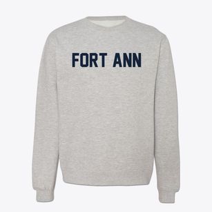 Fort Ann New York Classic Block Crewneck Sweatshirt