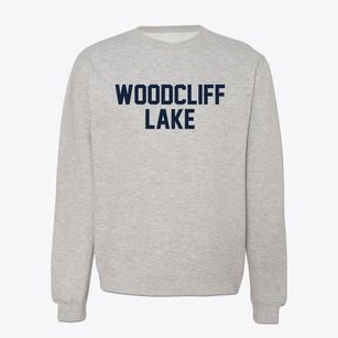 Woodcliff Lake New Jersey Classic Block Crewneck Sweatshirt