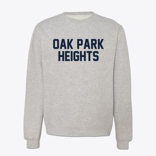 Oak Park Heights Minnesota Classic Block Crewneck Sweatshirt