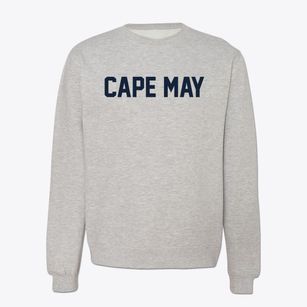 Cape May New Jersey Classic Block Crewneck Sweatshirt