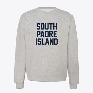 South Padre Island Texas Classic Block Crewneck Sweatshirt